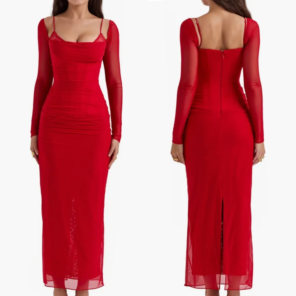 House Of CB - NWOT Katarina Red Dress
